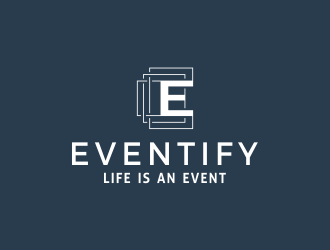 Eventify logo design by mybook.lagie