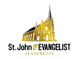 St. John the Evangelist, Jeanerette logo design by MAXR