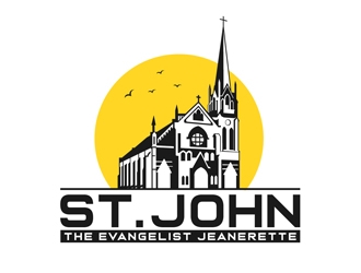 St. John the Evangelist, Jeanerette logo design by DreamLogoDesign
