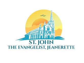 St. John the Evangelist, Jeanerette logo design by Suvendu
