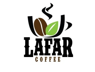 Lafar Coffee logo design by ElonStark