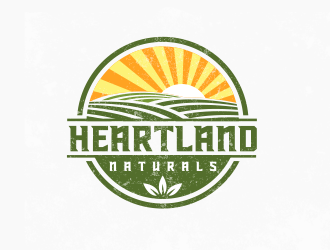 Heartland Naturals logo design by schiena