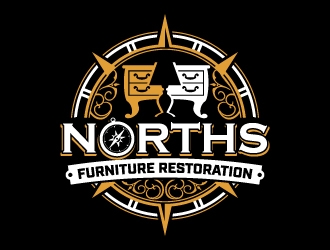 Norths Furniture Restoration logo design by jaize