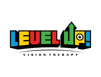 LEVEL UP! Vision Therapy logo design by andriandesain