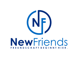 NewFriends (company name) Freundschaft beginnt hier. (Slogan) logo design by nurul_rizkon
