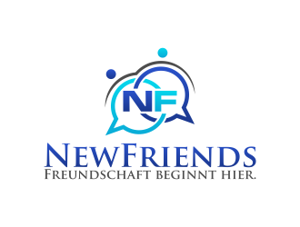 NewFriends (company name) Freundschaft beginnt hier. (Slogan) logo design by Purwoko21