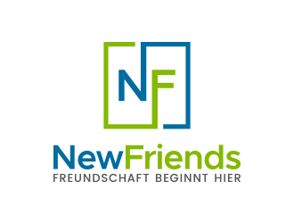 NewFriends (company name) Freundschaft beginnt hier. (Slogan) logo design by lexipej