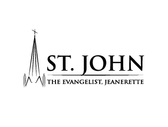 St. John the Evangelist, Jeanerette logo design by serdadu