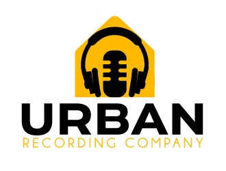 Urban Recording Company logo design by ElonStark