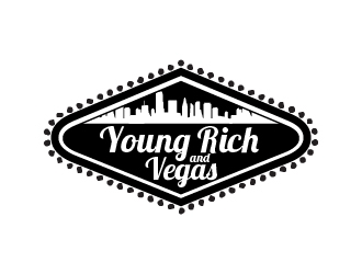 Young Rich and Vegas logo design by karjen