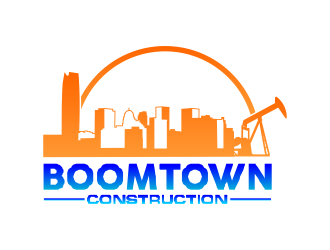 Boomtown Construction logo design by beejo