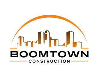 Boomtown Construction logo design by AisRafa