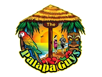 The Palapa Guys logo design by logoguy