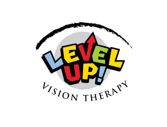 LEVEL UP! Vision Therapy logo design by Foxcody