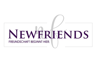 NewFriends (company name) Freundschaft beginnt hier. (Slogan) logo design by Suvendu