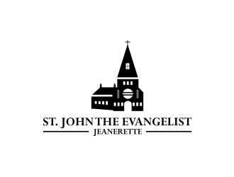 St. John the Evangelist, Jeanerette logo design by sodimejo