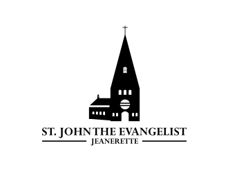St. John the Evangelist, Jeanerette logo design by sodimejo