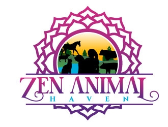 Zen Animal Haven logo design by daywalker