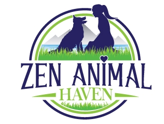 Zen Animal Haven logo design by Upoops