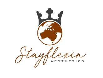 Stayflexin Aesthetics  logo design by shravya