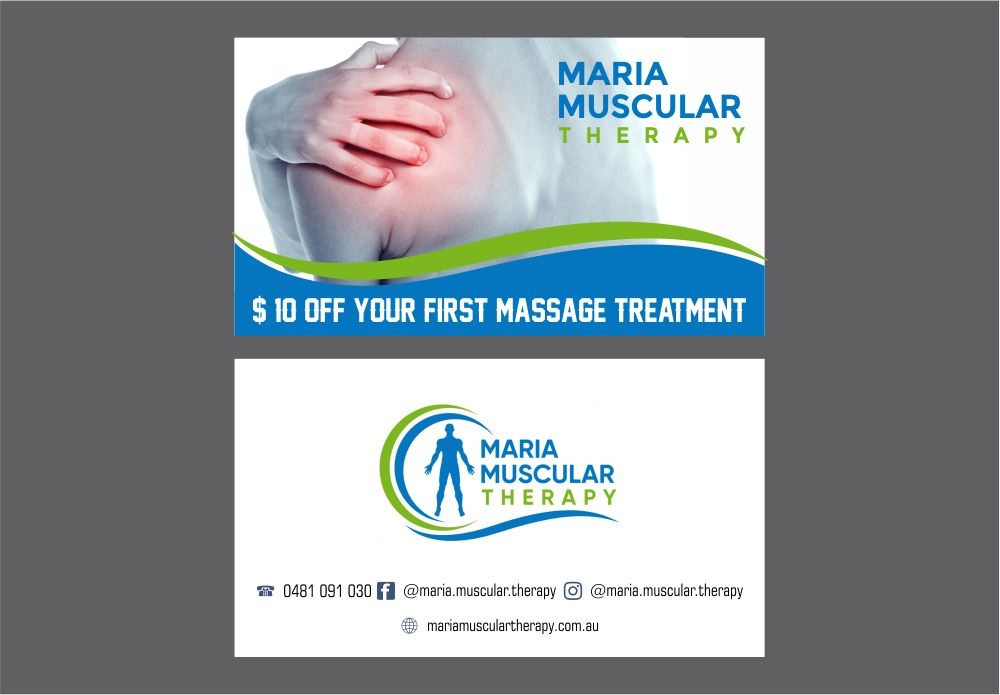 Maria Muscular Therapy logo design by Girly