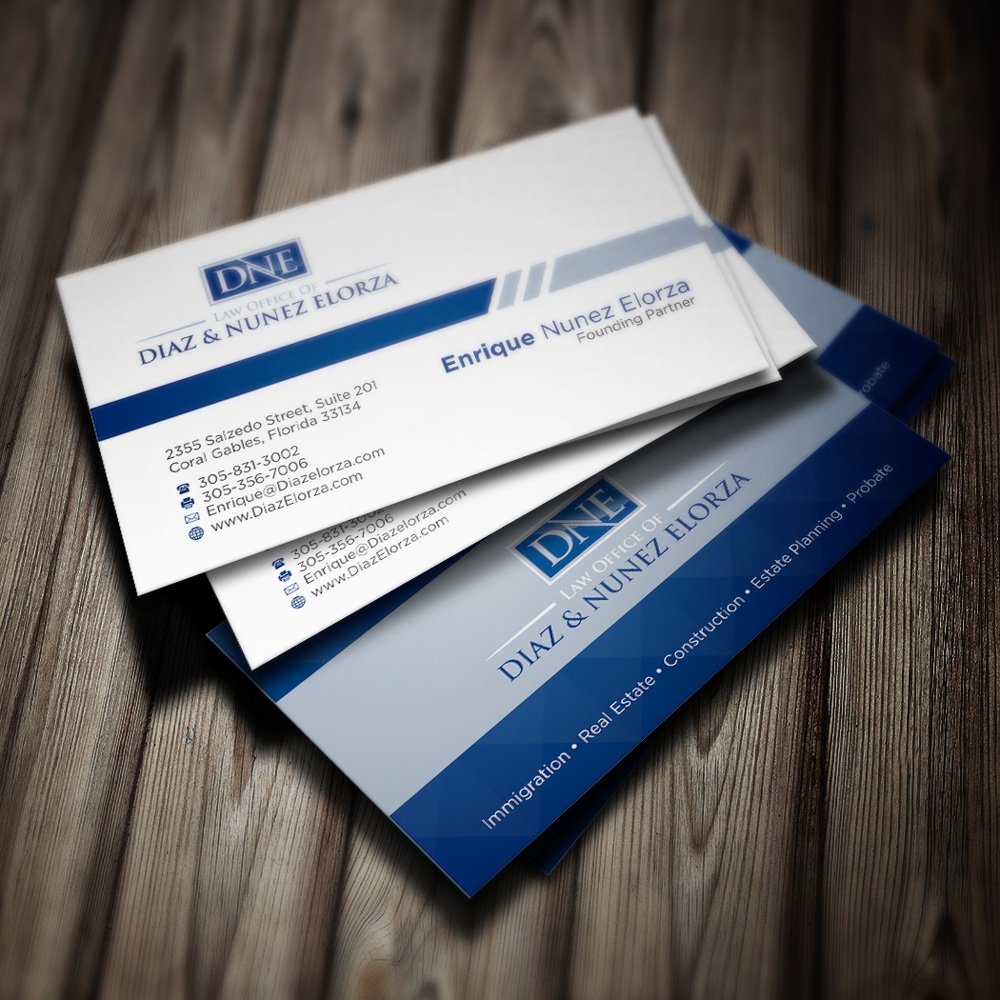 Law Office of Diaz & Nunez Elorza logo design by mletus
