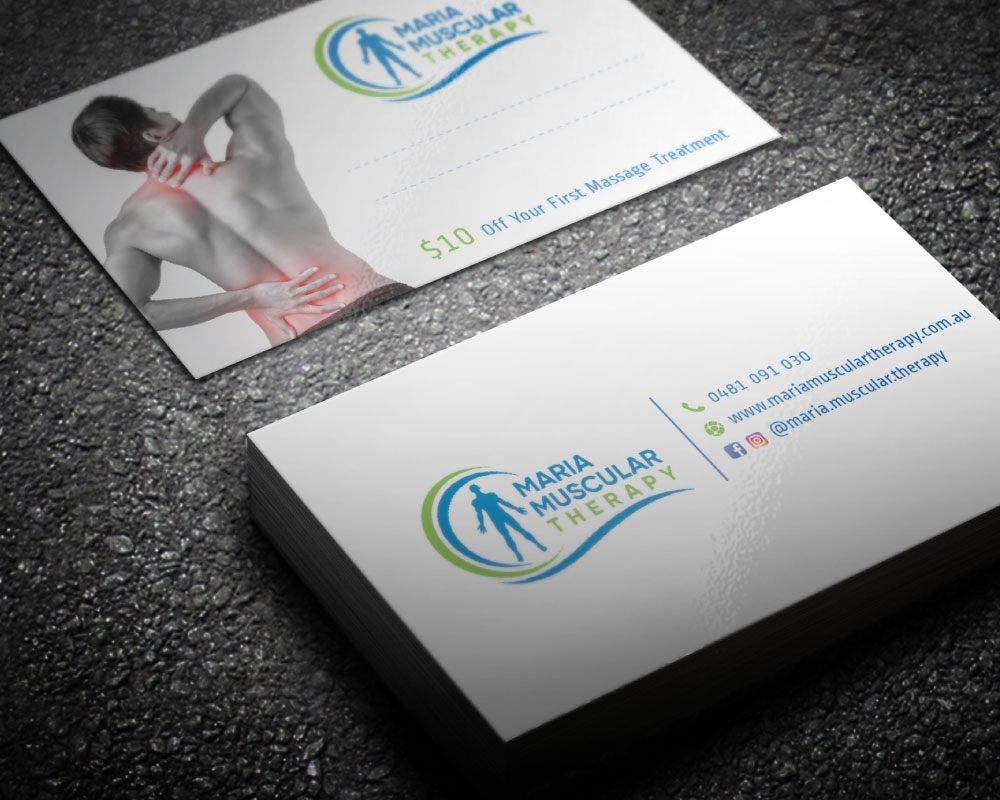 Maria Muscular Therapy logo design by Boomstudioz