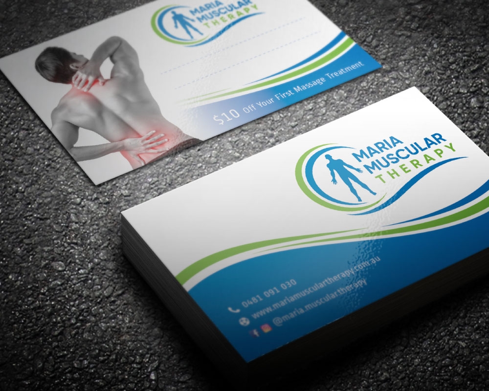 Maria Muscular Therapy logo design by Boomstudioz
