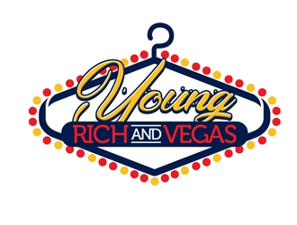 Young Rich and Vegas logo design by DreamLogoDesign