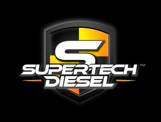 Supertech Diesel Truck Specialists logo design by aRBy