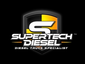 Supertech Diesel Truck Specialists logo design by aRBy