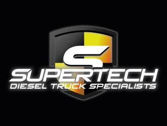 Supertech Diesel Truck Specialists logo design by MUSANG