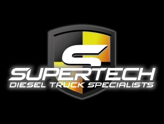 Supertech Diesel Truck Specialists logo design by MUSANG