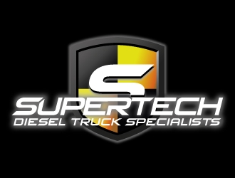 Supertech Diesel Truck Specialists logo design by MUSANG
