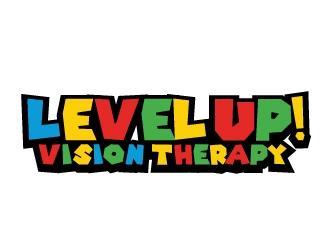 LEVEL UP! Vision Therapy logo design by ElonStark