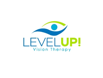 LEVEL UP! Vision Therapy logo design by Marianne