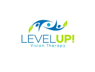 LEVEL UP! Vision Therapy logo design by Marianne