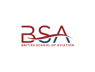 BRITISH SCHOOL OF AVIATION logo design by bricton