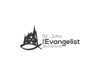 St. John the Evangelist, Jeanerette logo design by artbitin