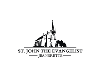 St. John the Evangelist, Jeanerette logo design by logosmith