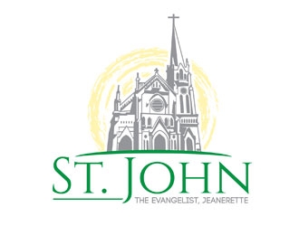 St. John the Evangelist, Jeanerette logo design by LogoInvent