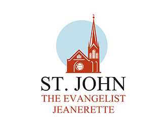 St. John the Evangelist, Jeanerette logo design by logolady