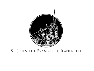 St. John the Evangelist, Jeanerette logo design by cookman