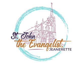 St. John the Evangelist, Jeanerette logo design by aRBy