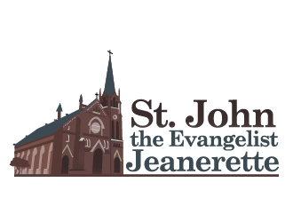 St. John the Evangelist, Jeanerette logo design by art-design
