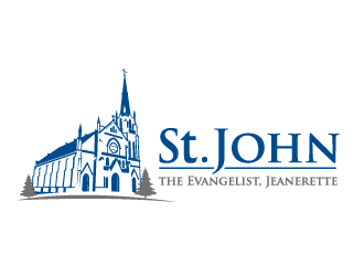 St. John the Evangelist, Jeanerette logo design by bluespix