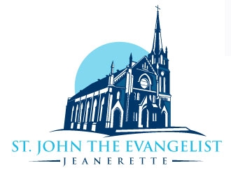 St. John the Evangelist, Jeanerette logo design by Suvendu