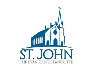 St. John the Evangelist, Jeanerette logo design by moomoo