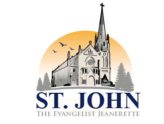 St. John the Evangelist, Jeanerette logo design by THOR_