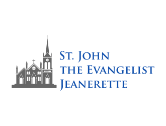 St. John the Evangelist, Jeanerette logo design by Purwoko21